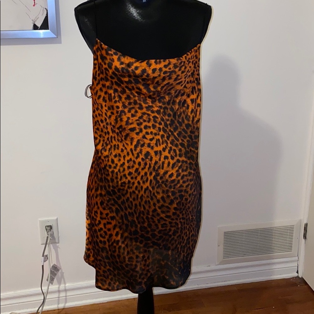 Leopard print dress